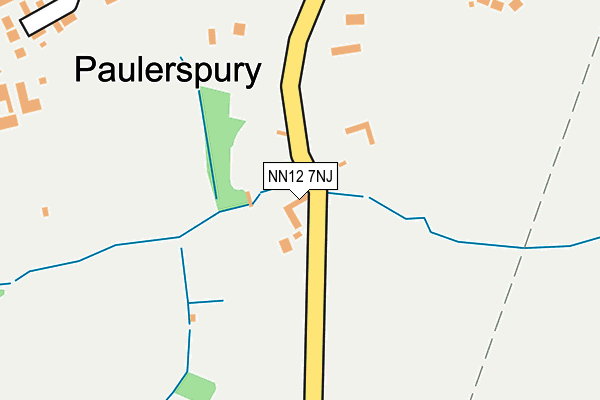 NN12 7NJ map - OS OpenMap – Local (Ordnance Survey) NN12 7NJ map - OS OpenMap – Local (Ordnance Survey)