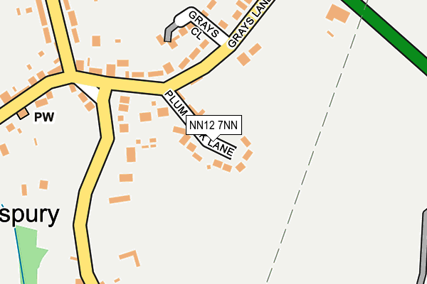 NN12 7NN map - OS OpenMap – Local (Ordnance Survey) NN12 7NN map - OS OpenMap – Local (Ordnance Survey)
