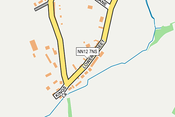 NN12 7NS map - OS OpenMap – Local (Ordnance Survey) NN12 7NS map - OS OpenMap – Local (Ordnance Survey)