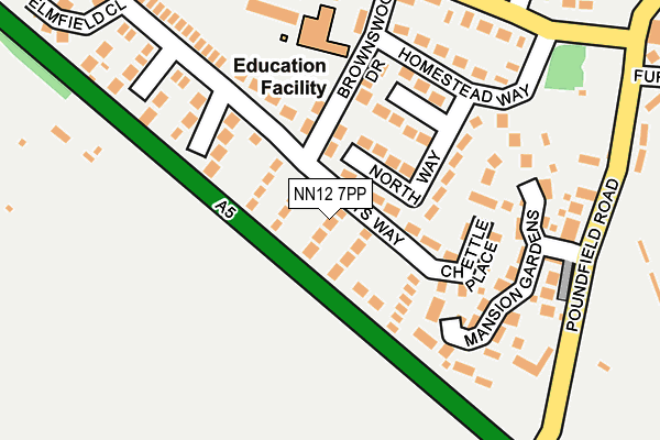 NN12 7PP map - OS OpenMap – Local (Ordnance Survey) NN12 7PP map - OS OpenMap – Local (Ordnance Survey)