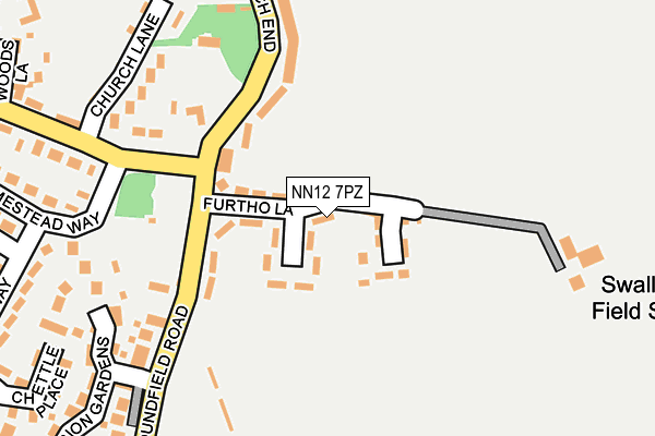 NN12 7PZ map - OS OpenMap – Local (Ordnance Survey) NN12 7PZ map - OS OpenMap – Local (Ordnance Survey)