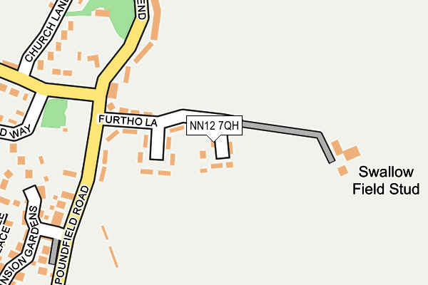 NN12 7QH map - OS OpenMap – Local (Ordnance Survey) NN12 7QH map - OS OpenMap – Local (Ordnance Survey)