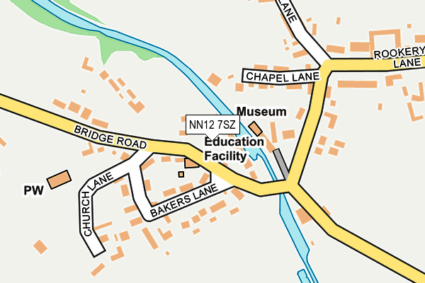 NN12 7SZ map - OS OpenMap – Local (Ordnance Survey) NN12 7SZ map - OS OpenMap – Local (Ordnance Survey)