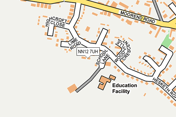 NN12 7UH map - OS OpenMap – Local (Ordnance Survey) NN12 7UH map - OS OpenMap – Local (Ordnance Survey)
