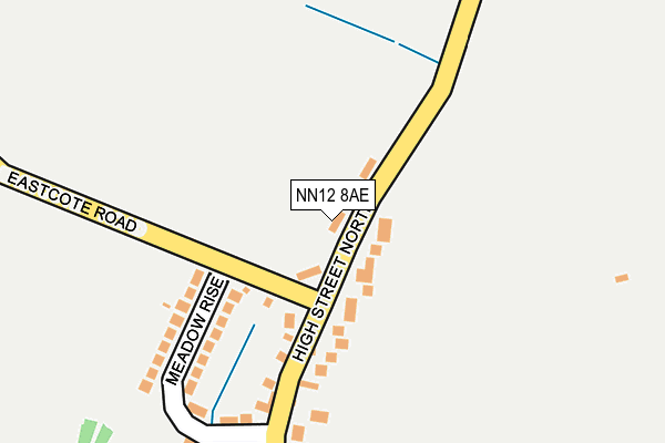 NN12 8AE map - OS OpenMap – Local (Ordnance Survey) NN12 8AE map - OS OpenMap – Local (Ordnance Survey)