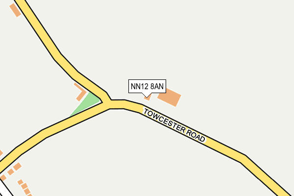 NN12 8AN map - OS OpenMap – Local (Ordnance Survey) NN12 8AN map - OS OpenMap – Local (Ordnance Survey)