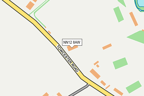 NN12 8AW map - OS OpenMap – Local (Ordnance Survey)