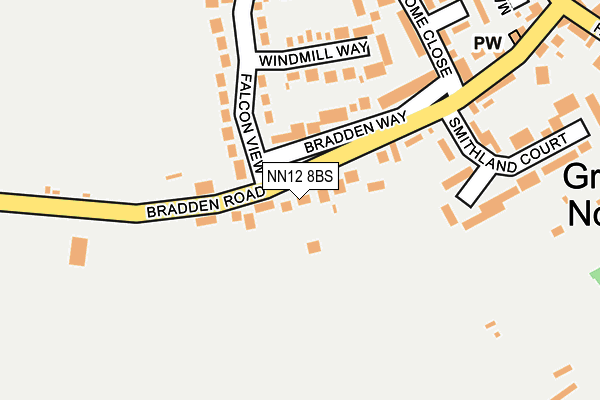 NN12 8BS map - OS OpenMap – Local (Ordnance Survey) NN12 8BS map - OS OpenMap – Local (Ordnance Survey)
