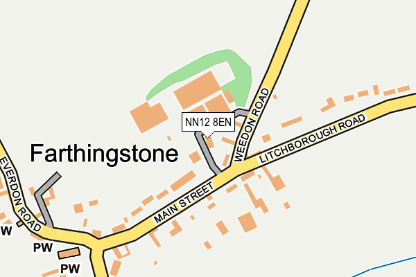 NN12 8EN map - OS OpenMap – Local (Ordnance Survey)