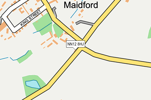 NN12 8HJ map - OS OpenMap – Local (Ordnance Survey)