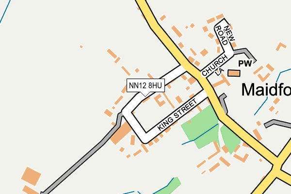 NN12 8HU map - OS OpenMap – Local (Ordnance Survey) NN12 8HU map - OS OpenMap – Local (Ordnance Survey)