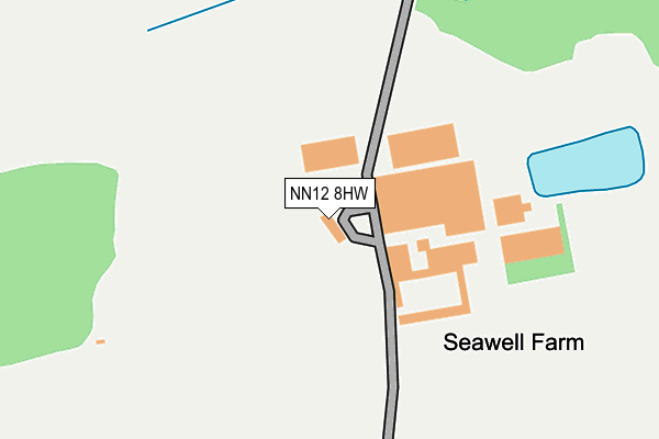NN12 8HW map - OS OpenMap – Local (Ordnance Survey) NN12 8HW map - OS OpenMap – Local (Ordnance Survey)