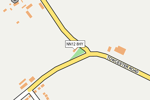 NN12 8HY map - OS OpenMap – Local (Ordnance Survey)