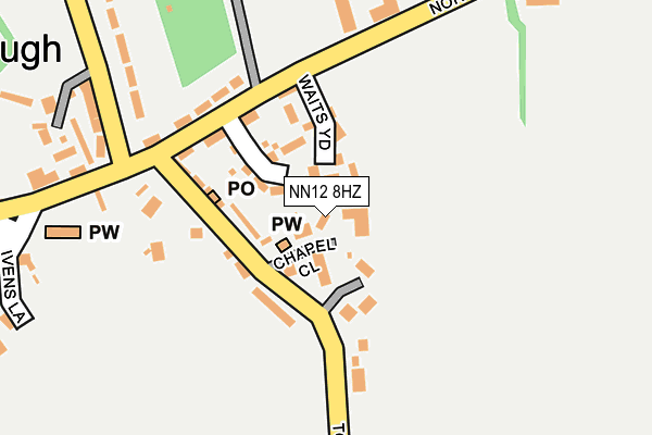 NN12 8HZ map - OS OpenMap – Local (Ordnance Survey) NN12 8HZ map - OS OpenMap – Local (Ordnance Survey)