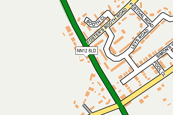 NN12 8LD map - OS OpenMap – Local (Ordnance Survey) NN12 8LD map - OS OpenMap – Local (Ordnance Survey)