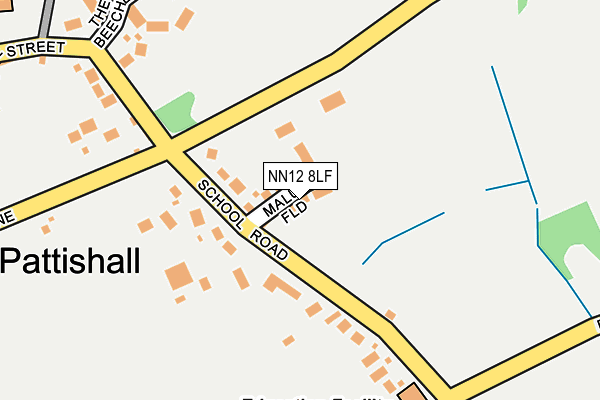 NN12 8LF map - OS OpenMap – Local (Ordnance Survey) NN12 8LF map - OS OpenMap – Local (Ordnance Survey)