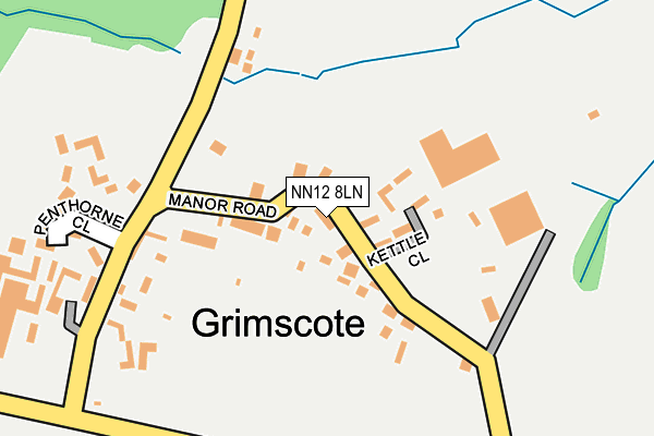 NN12 8LN map - OS OpenMap – Local (Ordnance Survey) NN12 8LN map - OS OpenMap – Local (Ordnance Survey)
