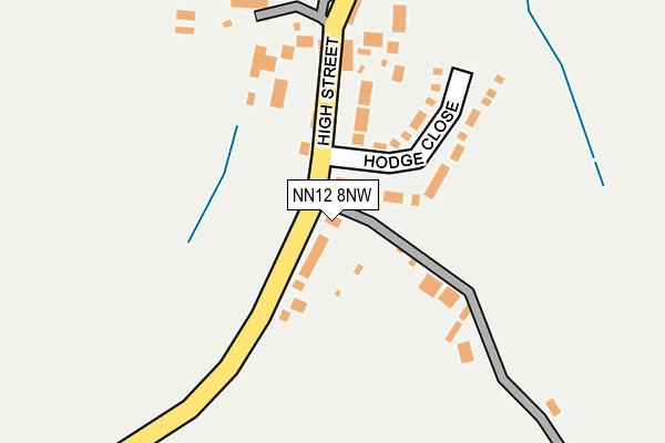 NN12 8NW map - OS OpenMap – Local (Ordnance Survey) NN12 8NW map - OS OpenMap – Local (Ordnance Survey)