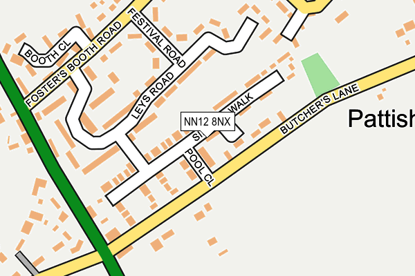 NN12 8NX map - OS OpenMap – Local (Ordnance Survey) NN12 8NX map - OS OpenMap – Local (Ordnance Survey)