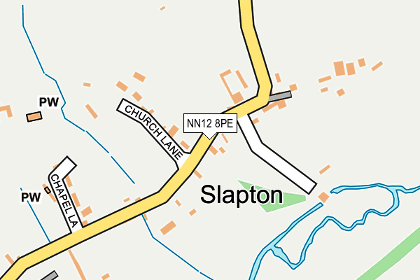 NN12 8PE map - OS OpenMap – Local (Ordnance Survey)