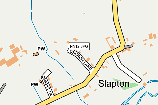 NN12 8PG map - OS OpenMap – Local (Ordnance Survey)