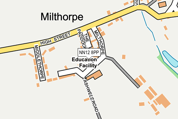 NN12 8PP map - OS OpenMap – Local (Ordnance Survey) NN12 8PP map - OS OpenMap – Local (Ordnance Survey)
