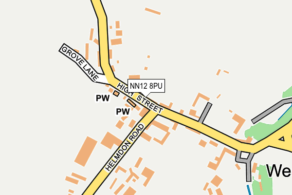 NN12 8PU map - OS OpenMap – Local (Ordnance Survey) NN12 8PU map - OS OpenMap – Local (Ordnance Survey)