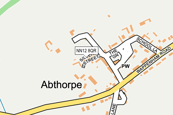 NN12 8QR map - OS OpenMap – Local (Ordnance Survey) NN12 8QR map - OS OpenMap – Local (Ordnance Survey)