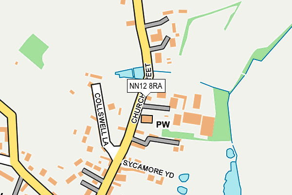 NN12 8RA map - OS OpenMap – Local (Ordnance Survey) NN12 8RA map - OS OpenMap – Local (Ordnance Survey)