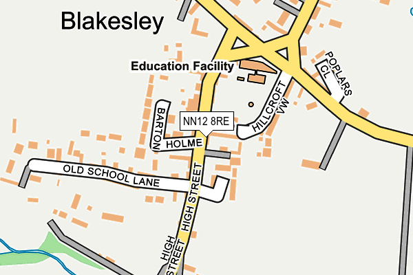 NN12 8RE map - OS OpenMap – Local (Ordnance Survey) NN12 8RE map - OS OpenMap – Local (Ordnance Survey)