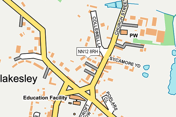 NN12 8RH map - OS OpenMap – Local (Ordnance Survey) NN12 8RH map - OS OpenMap – Local (Ordnance Survey)