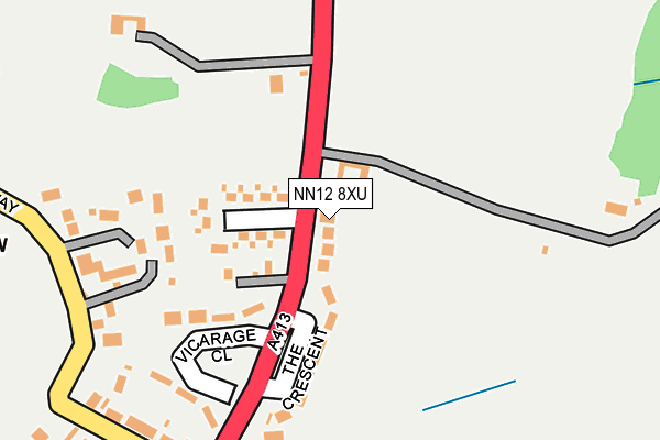NN12 8XU map - OS OpenMap – Local (Ordnance Survey) NN12 8XU map - OS OpenMap – Local (Ordnance Survey)