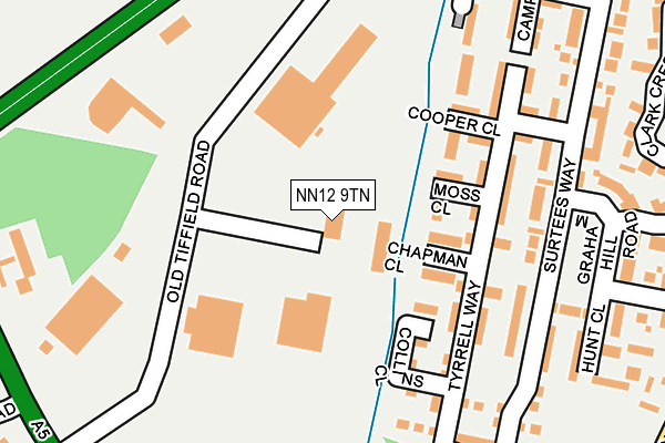 NN12 9TN map - OS OpenMap – Local (Ordnance Survey) NN12 9TN map - OS OpenMap – Local (Ordnance Survey)