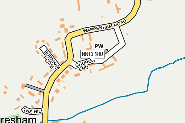 NN13 5HU map - OS OpenMap – Local (Ordnance Survey)