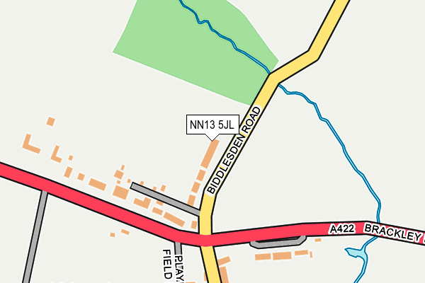 NN13 5JL map - OS OpenMap – Local (Ordnance Survey)