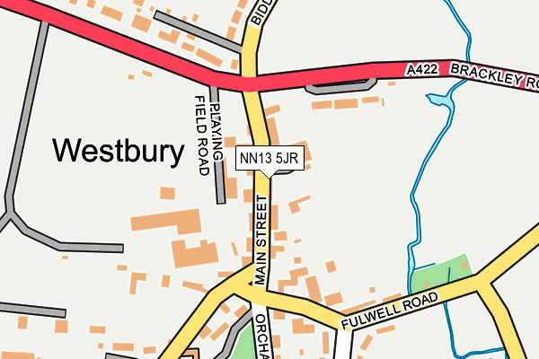 NN13 5JR map - OS OpenMap – Local (Ordnance Survey)
