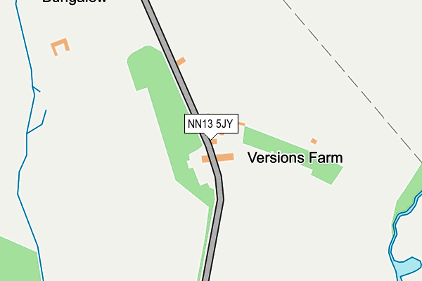 NN13 5JY map - OS OpenMap – Local (Ordnance Survey) NN13 5JY map - OS OpenMap – Local (Ordnance Survey)