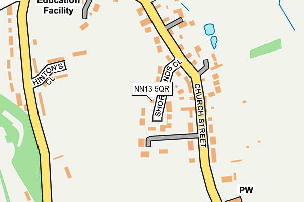 NN13 5QR map - OS OpenMap – Local (Ordnance Survey)