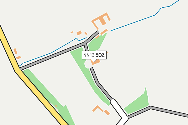 NN13 5QZ map - OS OpenMap – Local (Ordnance Survey) NN13 5QZ map - OS OpenMap – Local (Ordnance Survey)