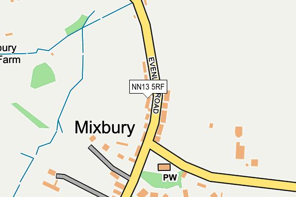 NN13 5RF map - OS OpenMap – Local (Ordnance Survey) NN13 5RF map - OS OpenMap – Local (Ordnance Survey)