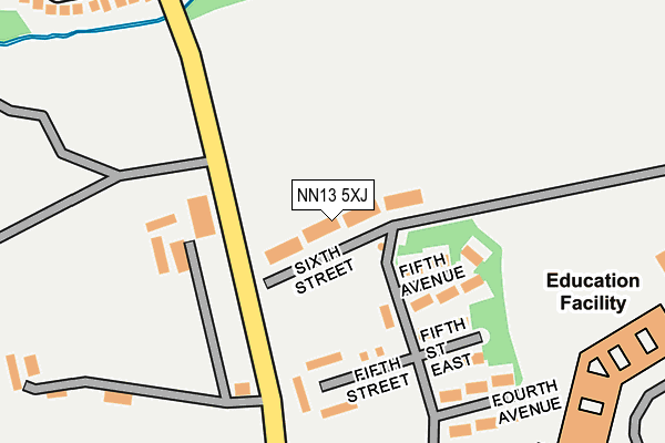 NN13 5XJ map - OS OpenMap – Local (Ordnance Survey) NN13 5XJ map - OS OpenMap – Local (Ordnance Survey)