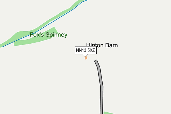 NN13 5XZ map - OS OpenMap – Local (Ordnance Survey) NN13 5XZ map - OS OpenMap – Local (Ordnance Survey)