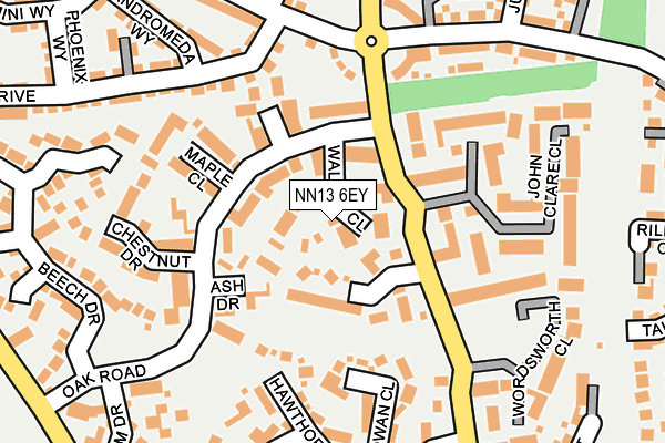 NN13 6EY map - OS OpenMap – Local (Ordnance Survey) NN13 6EY map - OS OpenMap – Local (Ordnance Survey)
