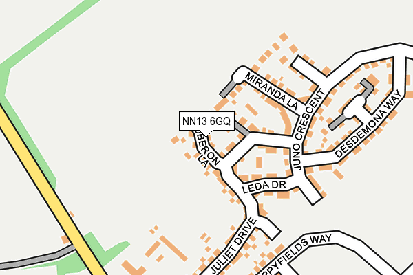 NN13 6GQ map - OS OpenMap – Local (Ordnance Survey) NN13 6GQ map - OS OpenMap – Local (Ordnance Survey)