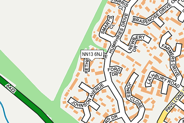 NN13 6NJ map - OS OpenMap – Local (Ordnance Survey) NN13 6NJ map - OS OpenMap – Local (Ordnance Survey)