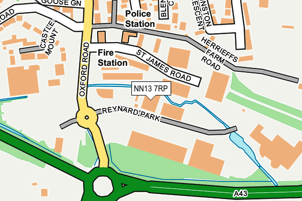NN13 7RP map - OS OpenMap – Local (Ordnance Survey) NN13 7RP map - OS OpenMap – Local (Ordnance Survey)