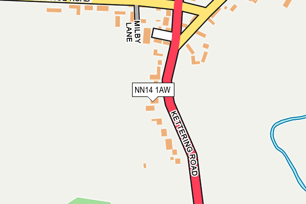 NN14 1AW map - OS OpenMap – Local (Ordnance Survey) NN14 1AW map - OS OpenMap – Local (Ordnance Survey)