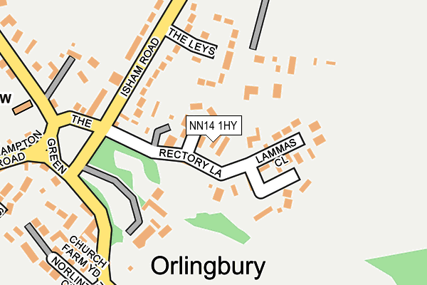 NN14 1HY map - OS OpenMap – Local (Ordnance Survey) NN14 1HY map - OS OpenMap – Local (Ordnance Survey)