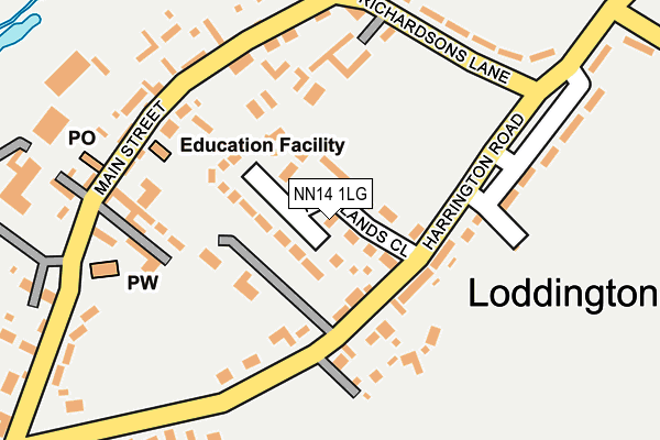 NN14 1LG map - OS OpenMap – Local (Ordnance Survey) NN14 1LG map - OS OpenMap – Local (Ordnance Survey)