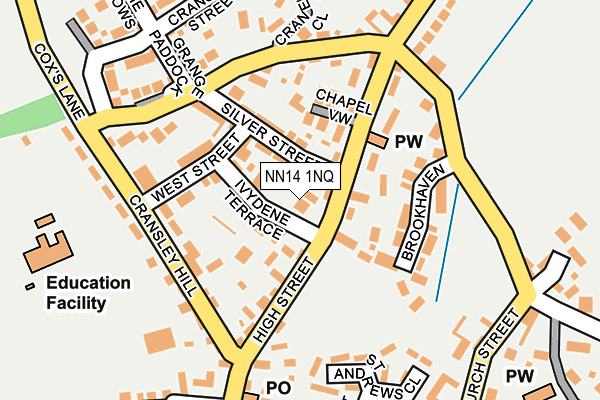 NN14 1NQ map - OS OpenMap – Local (Ordnance Survey) NN14 1NQ map - OS OpenMap – Local (Ordnance Survey)